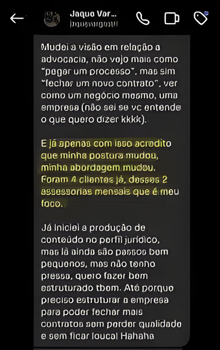 Prova visual do case de Jaque
